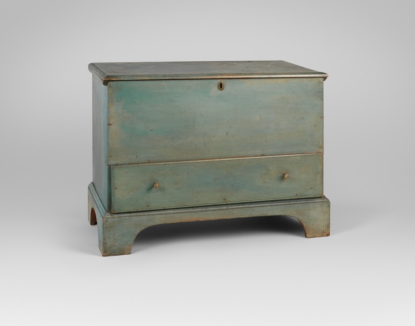 Painted pine blanket chest
